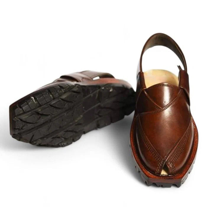 Handmade Mustard Norozi Chappal with Double Sole –464800