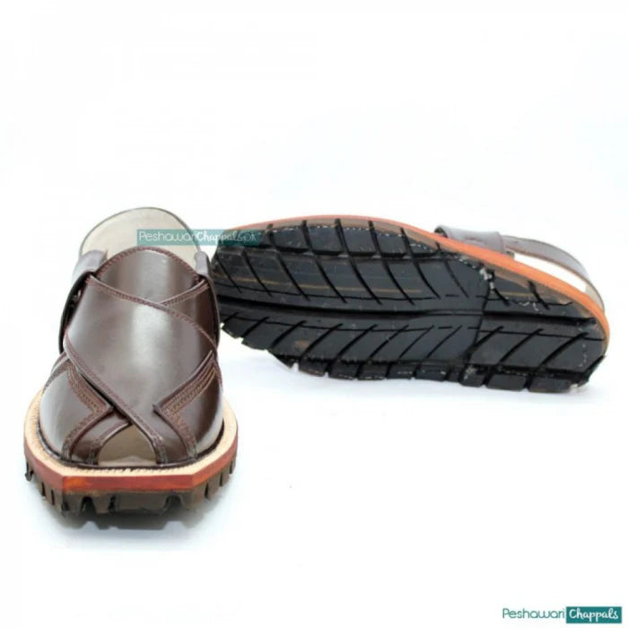 China Cut Brown Quetta Norozi Chappal –464800