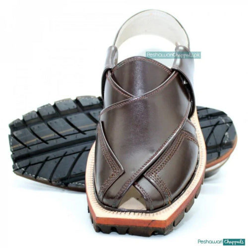 China Cut Brown Quetta Norozi Chappal –464800