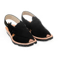Handmade Black Suede Leather Norozi Chappal –464800
