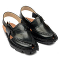Handmade Black Brock Quetta Norozi Leather Chappal –464800