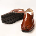 Hand-Crafted Mustard Quetta Norozi Chappal with Double Sole –464800